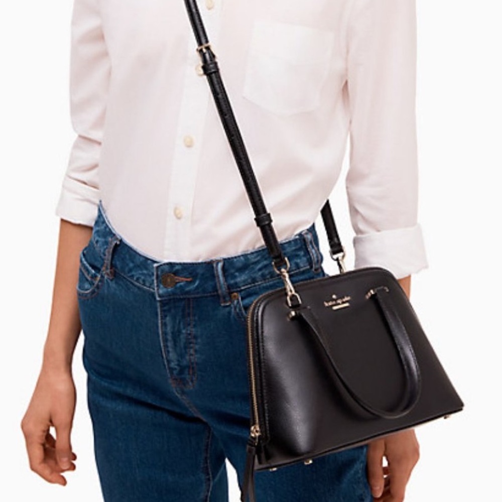 Kate Spade New York Black Patterson Drive Carli Satchel - Picture 5 of 16